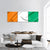 Ivory Coast Flag Panoramic Canvas Wall Art-1 Piece-36" x 12"-Tiaracle