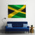 Flag Of Jamaica Canvas Wall Art-4 Horizontal-Gallery Wrap-34" x 24"-Tiaracle