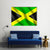 Flag Of Jamaica Canvas Wall Art-5 Horizontal-Gallery Wrap-22" x 12"-Tiaracle