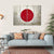 Flag Of Japan Canvas Wall Art-4 Horizontal-Gallery Wrap-34" x 24"-Tiaracle