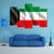 Flag Of Kuwait Canvas Wall Art-5 Pop-Gallery Wrap-47" x 32"-Tiaracle