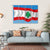 Flag Of Lebanon Canvas Wall Art-4 Horizontal-Gallery Wrap-34" x 24"-Tiaracle