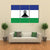 Flag Of Lesotho Canvas Wall Art-3 Horizontal-Gallery Wrap-37" x 24"-Tiaracle