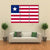 Flag Of Liberia Canvas Wall Art-3 Horizontal-Gallery Wrap-37" x 24"-Tiaracle