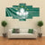 Flag Of Macau Canvas Wall Art-5 Star-Gallery Wrap-62" x 32"-Tiaracle