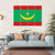 Flag Of Mauritania Canvas Wall Art-1 Piece-Gallery Wrap-36" x 24"-Tiaracle