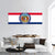 Missouri Flag Panoramic Canvas Wall Art-1 Piece-36" x 12"-Tiaracle