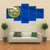 Flag Of Nevada Canvas Wall Art-5 Star-Gallery Wrap-62" x 32"-Tiaracle