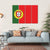 Flag Of Portugal Canvas Wall Art-1 Piece-Gallery Wrap-36" x 24"-Tiaracle