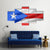 Flag Of Puerto Rico Canvas Wall Art-4 Pop-Gallery Wrap-50" x 32"-Tiaracle