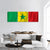 Flag Of Senegal Panoramic Canvas Wall Art-1 Piece-36" x 12"-Tiaracle