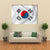 Flag Of South Korea Canvas Wall Art-4 Square-Gallery Wrap-17" x 17"-Tiaracle