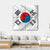 Flag Of South Korea Canvas Wall Art-4 Square-Gallery Wrap-17" x 17"-Tiaracle