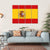 Flag Of Spain Canvas Wall Art-1 Piece-Gallery Wrap-36" x 24"-Tiaracle