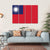 Flag Of Taiwan Canvas Wall Art-1 Piece-Gallery Wrap-36" x 24"-Tiaracle