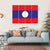 Flag Of The Laos Canvas Wall Art-1 Piece-Gallery Wrap-36" x 24"-Tiaracle