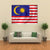 Flag Of The Malaysia Canvas Wall Art-1 Piece-Gallery Wrap-36" x 24"-Tiaracle