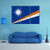 Flag Of The Marshall Islands Canvas Wall Art-3 Horizontal-Gallery Wrap-37" x 24"-Tiaracle