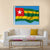 Flag Of Togo Canvas Wall Art-1 Piece-Gallery Wrap-36" x 24"-Tiaracle