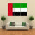 Flag Of United Arab Emirates Canvas Wall Art-3 Horizontal-Gallery Wrap-37" x 24"-Tiaracle