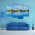 Floating House In Lake Canvas Wall Art-4 Pop-Gallery Wrap-50" x 32"-Tiaracle