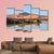 Flooded Sossusvlei Namib Desert Canvas Wall Art-5 Pop-Gallery Wrap-47" x 32"-Tiaracle