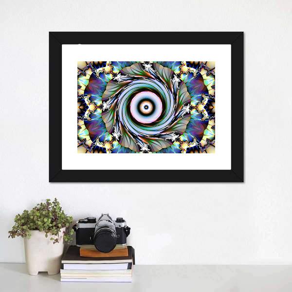 Floral Design Canvas Wall Art-1 Piece-Framed Print-20" x 16"-Tiaracle