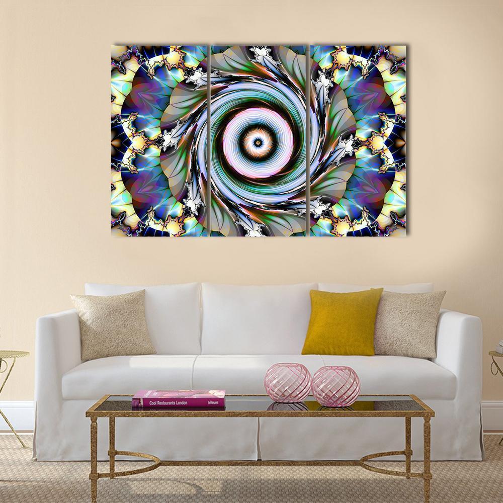 Floral Design Canvas Wall Art-3 Horizontal-Gallery Wrap-37" x 24"-Tiaracle