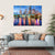 Florida Downtown City Canvas Wall Art-4 Horizontal-Gallery Wrap-34" x 24"-Tiaracle