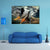 Flying Fighter Jet Canvas Wall Art-3 Horizontal-Gallery Wrap-37" x 24"-Tiaracle
