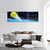 Flying Tennis Ball Panoramic Canvas Wall Art-1 Piece-36" x 12"-Tiaracle