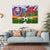 Football Slovakia And Welsh Canvas Wall Art-1 Piece-Gallery Wrap-36" x 24"-Tiaracle