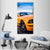 Mustang Sports Car Vertical Canvas Wall Art-3 Vertical-Gallery Wrap-12" x 25"-Tiaracle