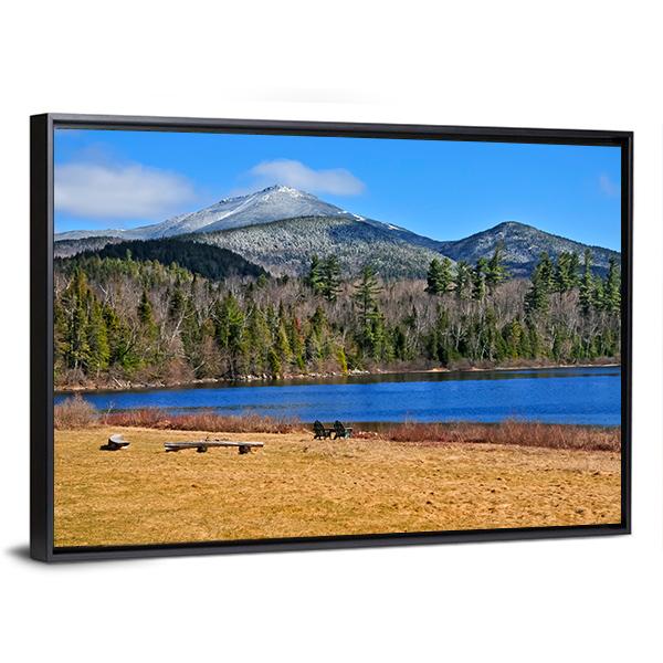 Forest Lake New York Canvas Wall Art-3 Horizontal-Gallery Wrap-25" x 16"-Tiaracle
