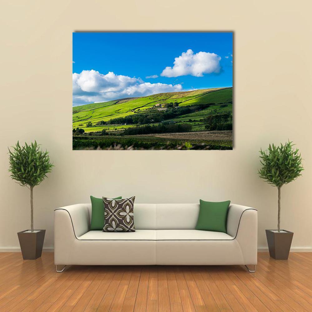 Forest Of Bowland Canvas Wall Art-1 Piece-Gallery Wrap-48" x 32"-Tiaracle