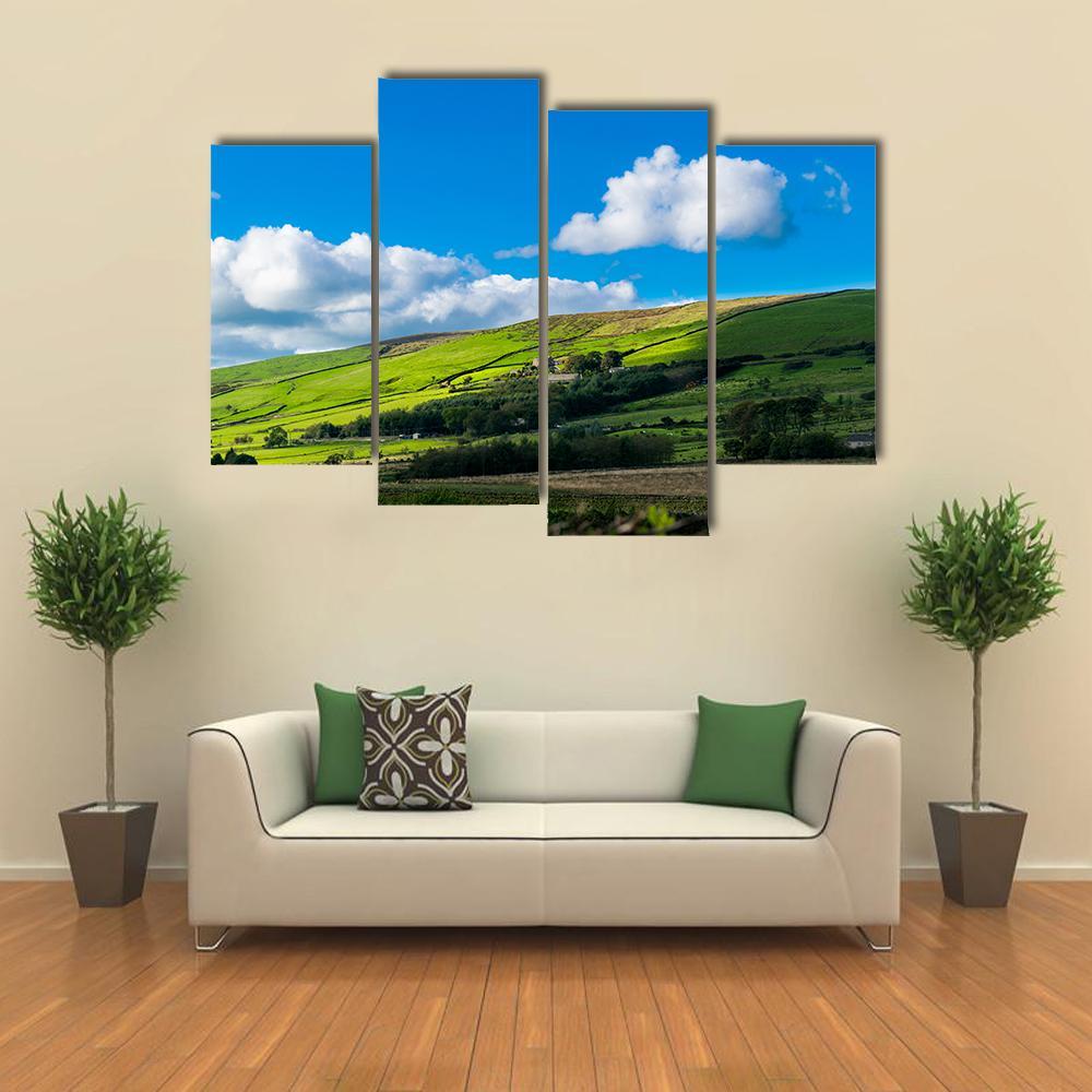 Forest Of Bowland Canvas Wall Art-4 Pop-Gallery Wrap-50" x 32"-Tiaracle