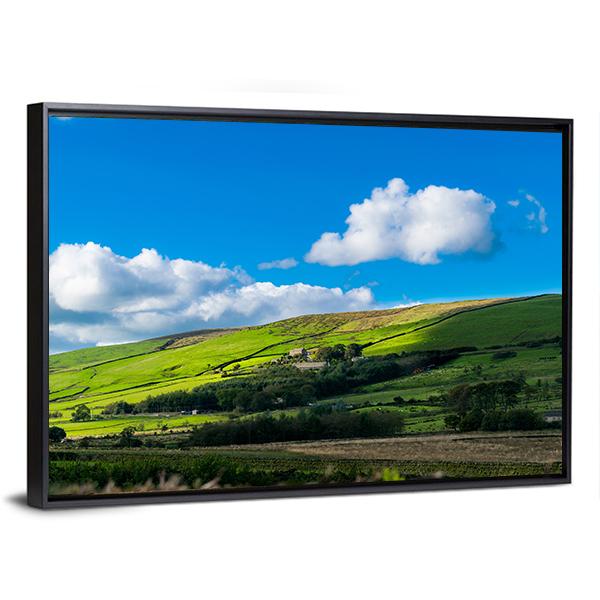 Forest Of Bowland Canvas Wall Art-3 Horizontal-Gallery Wrap-25" x 16"-Tiaracle