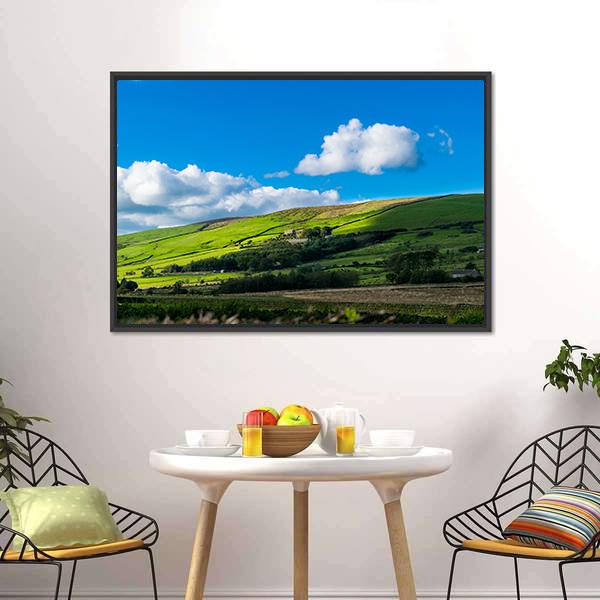 Forest Of Bowland Canvas Wall Art-3 Horizontal-Gallery Wrap-25" x 16"-Tiaracle
