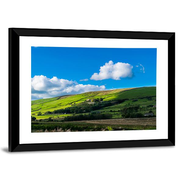 Forest Of Bowland Canvas Wall Art-3 Horizontal-Gallery Wrap-25" x 16"-Tiaracle