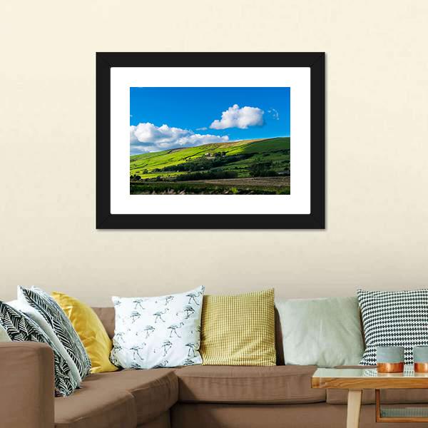 Forest Of Bowland Canvas Wall Art-3 Horizontal-Gallery Wrap-25" x 16"-Tiaracle