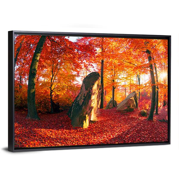 Forest Of The Carpathians Canvas Wall Art-3 Horizontal-Gallery Wrap-25" x 16"-Tiaracle