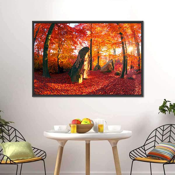 Forest Of The Carpathians Canvas Wall Art-3 Horizontal-Gallery Wrap-25" x 16"-Tiaracle
