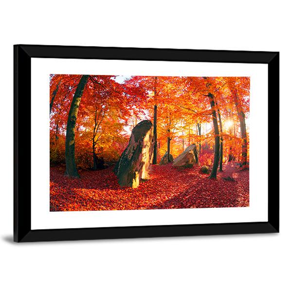 Forest Of The Carpathians Canvas Wall Art-3 Horizontal-Gallery Wrap-25" x 16"-Tiaracle