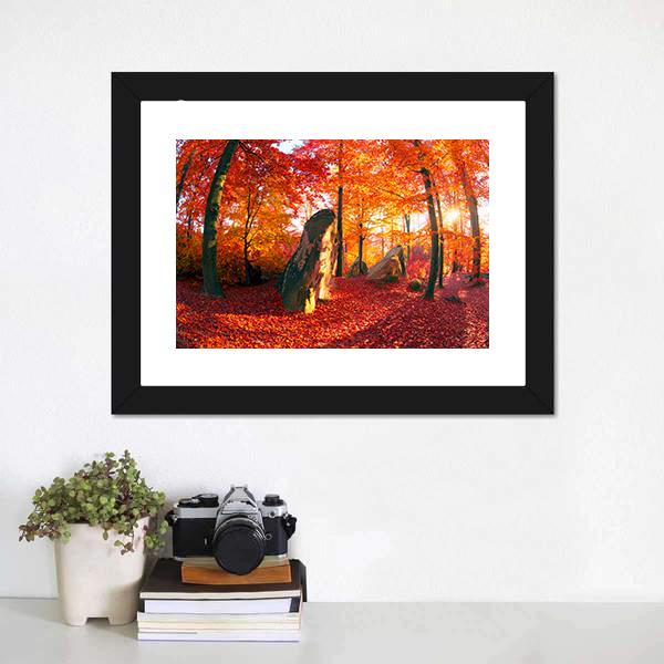 Forest Of The Carpathians Canvas Wall Art-1 Piece-Framed Print-20" x 16"-Tiaracle