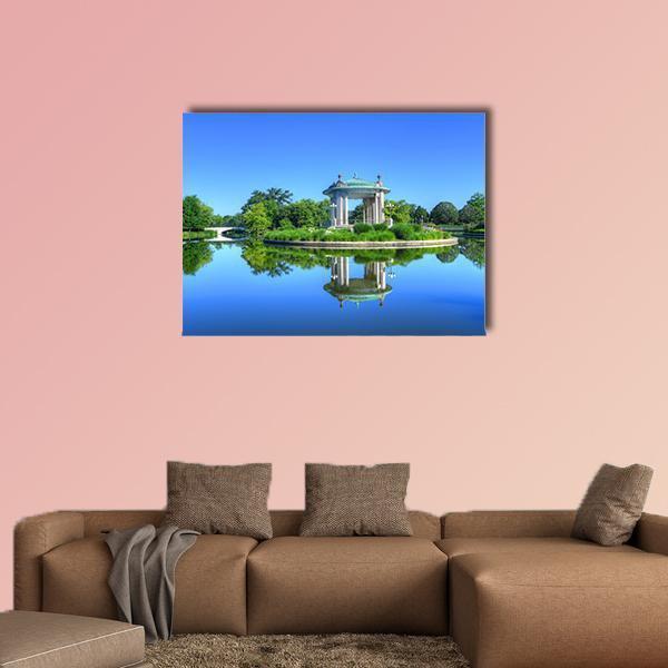 Forest Park St. Louis Canvas Wall Art-1 Piece-Gallery Wrap-48" x 32"-Tiaracle