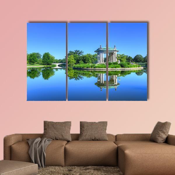 Forest Park St. Louis Canvas Wall Art-3 Horizontal-Gallery Wrap-37" x 24"-Tiaracle