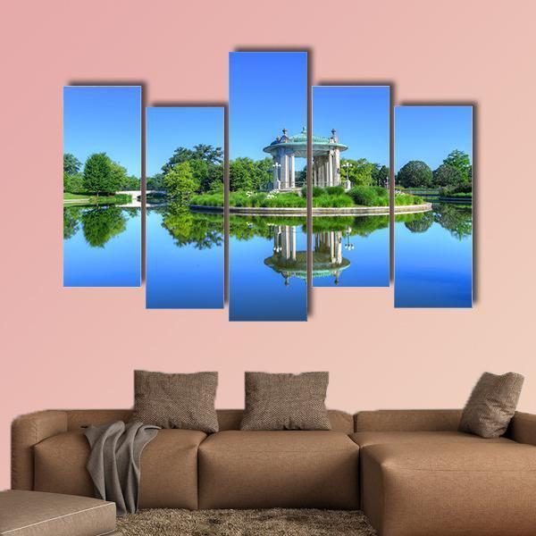 Forest Park St. Louis Canvas Wall Art-5 Pop-Gallery Wrap-47" x 32"-Tiaracle