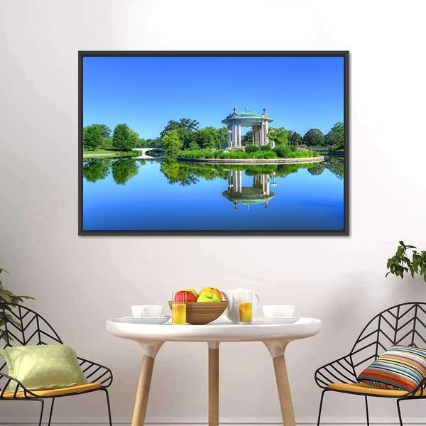 Forest Park St. Louis Canvas Wall Art-3 Horizontal-Gallery Wrap-25" x 16"-Tiaracle