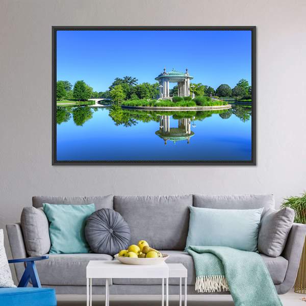 Forest Park St. Louis Canvas Wall Art-3 Horizontal-Gallery Wrap-25" x 16"-Tiaracle