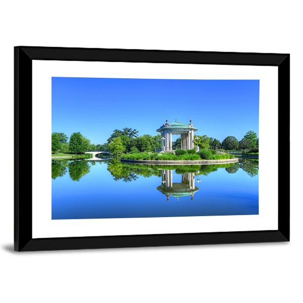 Forest Park St. Louis Canvas Wall Art-3 Horizontal-Gallery Wrap-25" x 16"-Tiaracle